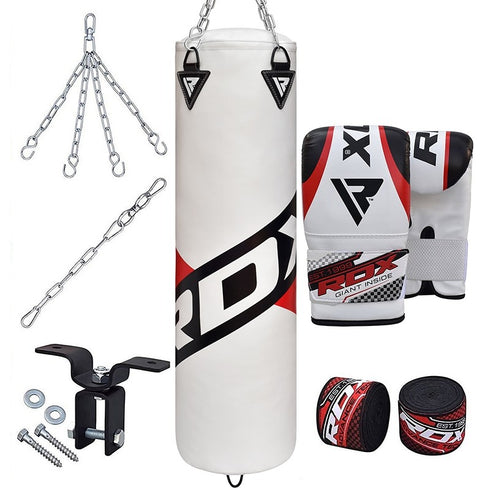 RDX F10 8 PC FILLED PUNCH BAG WITH BAG MITTS-1